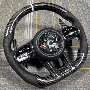Volant en fibre de carbone amélioré, très demandé, pour Mercedes Benz Classe GLC GLE CLA W204 W205 W222 G500 G55 G63 - Product Image 2