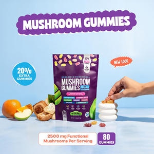 Gummies aux champignons en marque privée, complément alimentaire biologique pour le cerveau, extrait de champignons, stimulant de la mémoire et de l'énergie, gummies aux champignons - Product Image 4