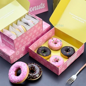 Boîte en papier personnalisée pour la pâtisserie, la boulangerie, les gâteaux, les donuts, les aliments, les bento, impression offset - Product Image 2