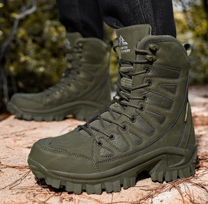 Definite AS33 DF22 YT outdoors ports tactical <b>boots</b> black khaki green Men All-Black High-Top Tactical <b>Hiking</b> <b>Boots</b> Breathable - Product Image 5