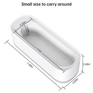 New Intelligent Electric Portable Household Multi-Function 46kHz Stainless Steel Ultrasonic Cleaner 350ml Capacity Digital <b>Timer</b> - Product Image 6