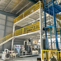 Ligne de production d'engrais hydrosolubles, machine de fabrication d'engrais solides, moteur, capacité de 1 à 30 tonnes/heure pour l'irrigation goutte à goutte