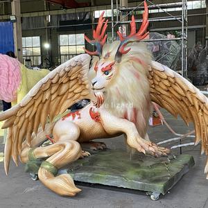 Escultura de caucho de silicona realista personalizada, modelo clásico de montañas y ríos <span class=keywords><strong>Bai</strong></span> <span class=keywords><strong>Ze</strong></span> para exposiciones - Product Image 3