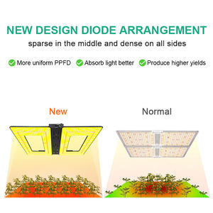 Lámpara de Cultivo LED de Espectro Completo de 420W 600W, Panel Cuadrado para Plantas de Interior, Lámpara de Floración Impermeable con Panel Cuántico - Product Image 2