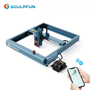 SCULPFUN SF-A9 40W hohe Präzision CNC DIY tragbare Granit Stein Glas Gravuren Holz schneider Laser gravur maschinen für Metall