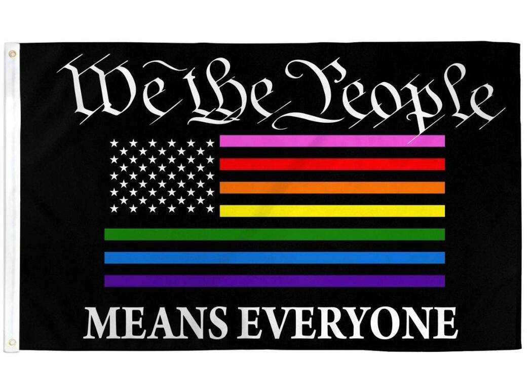 Nous le peuple USA drapeau