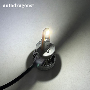 Autodragons Canbus sans erreur, puce CSP 7035, refroidissement par ventilateur, 140W, 36000LM, 6000K, blanc, ampoule LED H1 pour phare de voiture et feu antibrouillard - Product Image 5