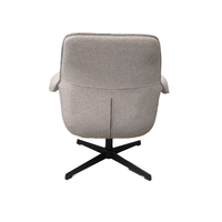 Fauteuil Pivotant Moderne pour Bureau à Domicile Style Simple Accent Relax Chaise Tufting Design pour Salle à Manger Chambre Hôtel Dressing