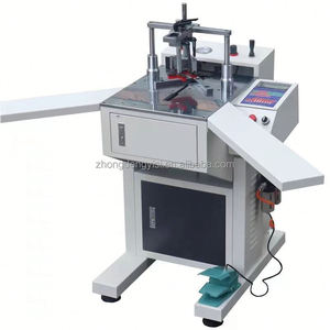 Automatic Right Angle Leaning Pneumatic <b>Clamping</b> Wood Cutting Machine Desktop Photo <b>Frame</b> Corner Nailing for Restaurants - Product Image 1