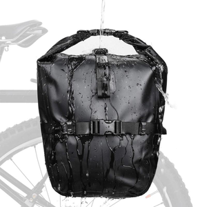 Vente en gros de sacs de vélo imperméables en PVC TPU avec logo personnalisé, sacoche de vélo 20L, sac de voyage résistant à l'eau pour l'extérieur - Product Image 1