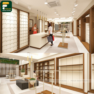 Étagère de présentation pour boutique de vêtements, armoire à vêtements, panneau mural, comptoir de caisse, miroir de boutique, unité d'éclairage - Product Image 6