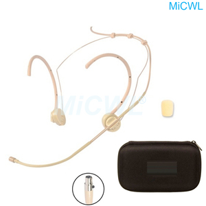 Microphone casque sans fil MiCWL OM12 pour EW XS G3 G4 GLX PGX SLX <span class=keywords><strong>ULX</strong></span> TA4F TA3F 3.5mm Jack pliable avec boîte à fermeture éclair - Product Image 5