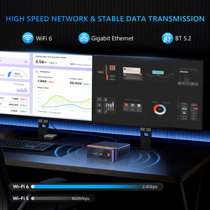 Мини-ПК Intel Alder Lake N95 N150 N95 8 ГБ/16 ГБ DDR4 Max <span class=keywords><strong>2</strong></span> ТБ SSD Wifi 6 BT5.<span class=keywords><strong>2</strong></span> Windows 11 Pro & Linux - Product Image 6