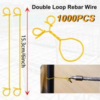 Fil de liaison à double boucle en PVC 18G - Outil de torsion compatible avec un design renforcé pour une connexion stable en serre
