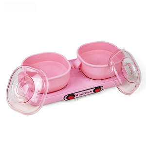 Máy làm nóng sáp tẩy lông di động bằng silicon màu hồng gấp đôi, dung tích 400ml*2, mới nhất - Product Image 3