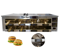 Promotion : Vitrine Chauffante Verticale 2, 3 ou 4 Niveaux pour Hamburgers, Galettes de Viande et Plats Préparés – Idéale pour la Restauration Rapide (McDonald's, KFC) – En Vente