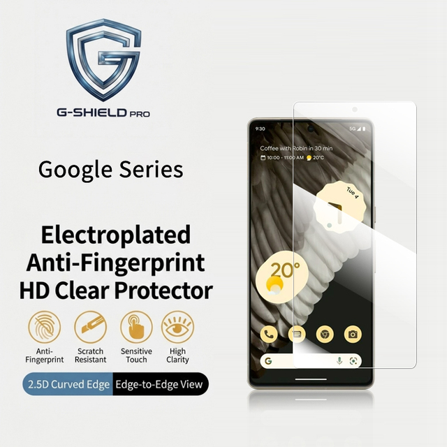 For Google Pixel 10A 11Pro XL 8A 7 9 Pro Tempered Glass Screen Protector HD Clear Vacuum Electroplated Anti-Fingerprint Film