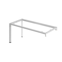 Pied de bureau pliant en métal enduit de poudre pour la formation