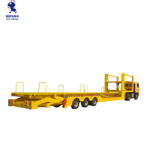 Semi-remorque porte-voitures SUV/voiture à 2/3 essieux, 6/8/10/12 tonnes, hydraulique/à vis, avec marchepied, prix de la remorque de camion - Product Image 3