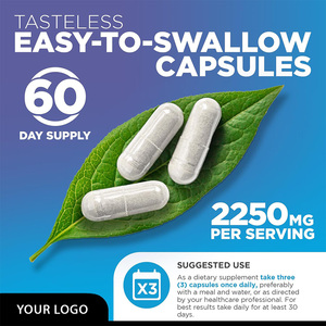 Natuurlijk Multi Collageen Proteïne Capsule Supplement Ondersteunt de Gezondheid van Huid en Botten GMP Gecertificeerd 2250mg 180 Stuks - Product Image 5