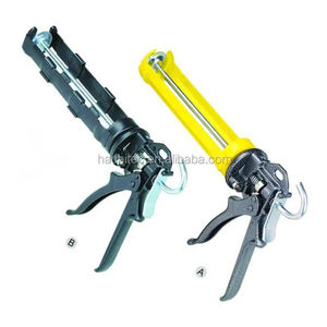 Pistola de calafateo de silicona, mango de aluminio, tipo resistente, sin goteo, 10oz - Product Image 1