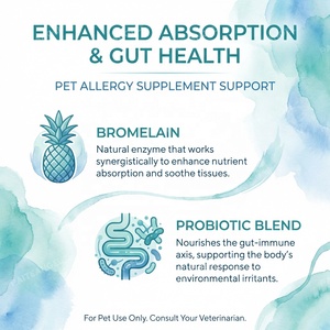 Cápsulas OEM <span class=keywords><strong>para</strong></span> el Alivio <span class=keywords><strong>de</strong></span> Alergias en Mascotas, <span class=keywords><strong>para</strong></span> <span class=keywords><strong>Perros</strong></span> y Gatos, Salud <span class=keywords><strong>de</strong></span> la Piel, Suplemento <span class=keywords><strong>para</strong></span> el Alivio del Picor, Fórmula Veterinaria <span class=keywords><strong>de</strong></span> Marca Privada - Product Image 3
