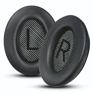 Coussinets d'oreille de remplacement améliorés pour le casque QC35 <span class=keywords><strong>QC35ii</strong></span> QuietComfort 35 plus doux mousse à mémoire de forme en cuir épaisseur ajoutée - Product Image 2