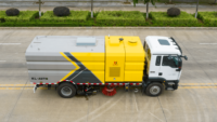Camion de balayeuse de route de vide de rue de Sino HOWO SITRAK haut efficace 240hp pour le nettoyage de route