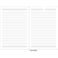 Vente chaude coeur en peluche mignon rose/blanc cahier saint valentin cadeau journal corée