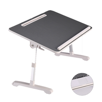Petit bureau d'étude pliable en métal avec tiroir, table relevable pour ordinateur portable, table de dortoir, table à manger, meubles de chambre à coucher