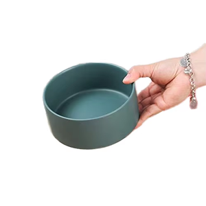 400ml 850ml 1800ml Ceramic Pet <b>Bowl</b> Eco-Friendly Wooden <b>Stand</b> Automatic <b>Dog</b> Food Serving Plastic Wood Material Box - Product Image 4