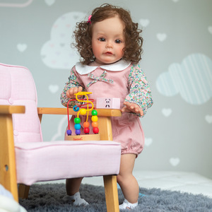 Muñeca realista de silicona de cuerpo completo de 55cm para recién nacido, adorable muñeca realista, lindo compañero para tu pequeño - Product Image 3