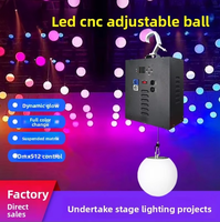 Projecteur LED cinétique RVB à changement de couleur DMX512 pour scène, effet de suspension, lampes matricielles pour DJ, discothèque et fête