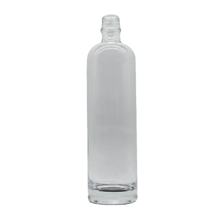 Originaliteit Flawless Smooth Tall Glas Wodka Glazen Fles Voor Custom Label
