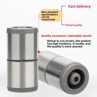 Tiges de guidage, bagues et goupilles de positionnement en acier de précision pour moules en silicone - Tailles 10/12/16/20 - Chine continentale