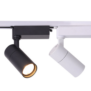 Système d'éclairage sur rail LED noir moderne, pendentifs annulaires, luminaire de plafond pour magasin de détail, lumière du jour 6000K, garantie 3 ans, IRC 90 - Product Image 3