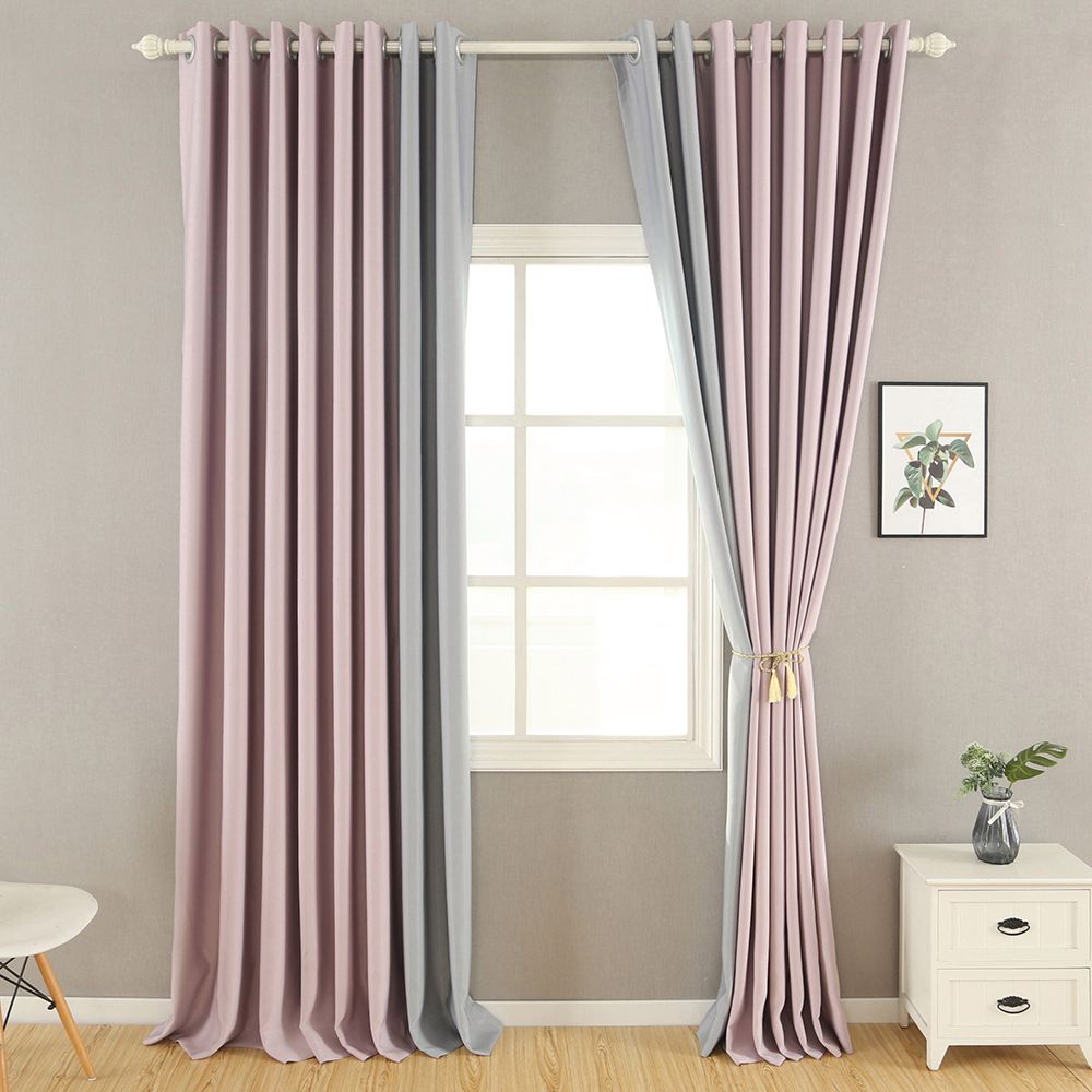 Various Different Solid Colors 100% Blackout Polyester Curtain Fabric