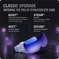 Humidificador Atomizador Doméstico con Masajeador Ocular y Función de Audio Bluetooth para Masajes de Descanso Diario