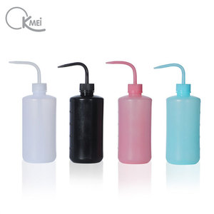 Bouteille de lavage pour cils en plastique 150ml 250ml 500ml 1000ml avec bec courbé pour maquillage et beauté - Product Image 5