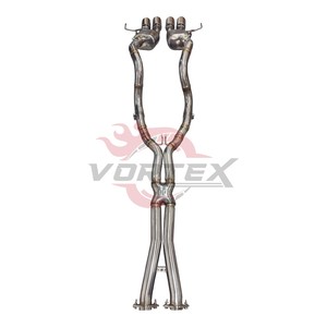 ท่อไอเสียสแตนเลส Vortex Valvetronic สำหรับ Chevrolet Corvette C7 Performance Muffler X Pipe Center Quad Tips - Product Image 2