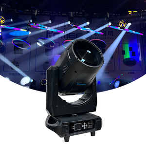 Lumière de scène à tête mobile LED puissante de 300 W avec effet arc-en-ciel pour concert, événement, spectacle, DJ, éclairage de scène - Product Image 1