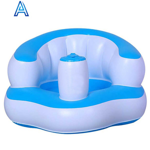 Venta caliente de fábrica de alta calidad duradero ecológico PVC soplado de aire inflable Asiento de baño cojín de baño personalizable - Product Image 3