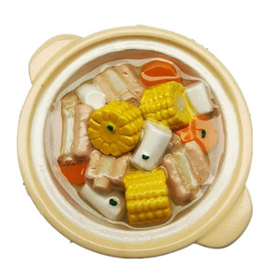 Nouveaux aimants de réfrigérateur en résine 3D créatifs DIY pour jeux alimentaires en gros - Product Image 3
