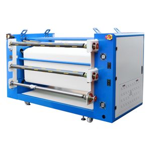 เครื่องรีดร้อนแบบกึ่งอัตโนมัติขนาดใหญ่ รุ่น Roll-roll 420 แบบป้อนผ้าด้านล่าง สำหรับผ้าม่าน ใหม่ - Product Image 5