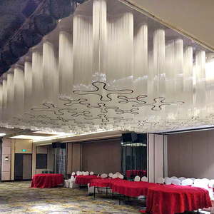 Venta caliente boda Luz Decoración banquete salón iluminación Villa Hotel proyecto personalizado araña - Product Image 4