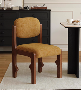 Stile nordico mobili ristorante sedia in legno massello di frassino <span class=keywords><strong>giallo</strong></span> comodo cuscino in tessuto da <span class=keywords><strong>cucina</strong></span> sedia da pranzo per Hotel di fascia alta - Product Image 1