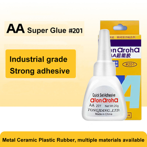 Super Glue 201, Adhesivo Instantáneo Multiusos de Baja Viscosidad (Viscosidad de <span class=keywords><strong>2</strong></span> CPS), Botella de 20 g (0.7 Onzas), Adhesión Instantánea - Product Image 2