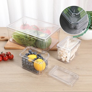 Caja de almacenamiento para refrigerador Aoniu, juego de almacenamiento de cocina, caja transparente para mantenimiento de frutas y verduras frescas - Product Image 5