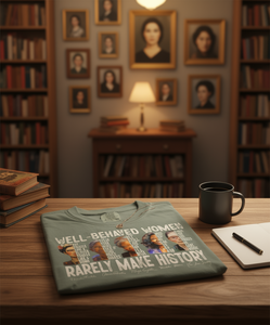 T-Shirt da Donna Comfort Colors con Collo Tondo, 100% Cotone, Stampa Femminista, per Tutte le Stagioni, Vestibilità Casual - Product Image 2