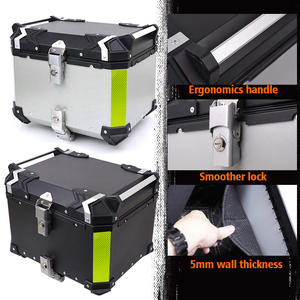 <span class=keywords><strong>Top</strong></span> <span class=keywords><strong>Case</strong></span> Moto Étanche en Aluminium <span class=keywords><strong>45L</strong></span> 55L – Coffre Arrière pour <span class=keywords><strong>Honda</strong></span>, Yamaha, Suzuki, BMW, Kawasaki – Rangement Moto - Product Image 5